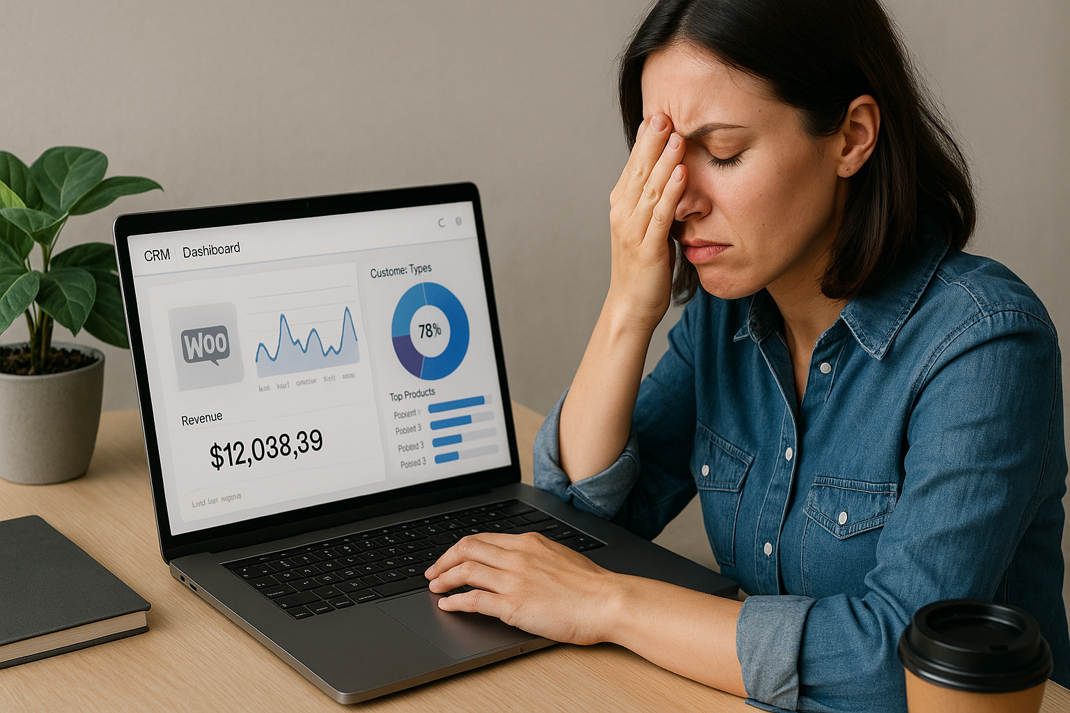 WooCommerce CRM Dashboard